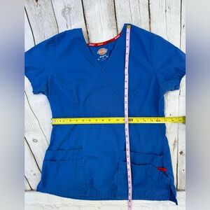 Dickies Royal Blue Scrub Top